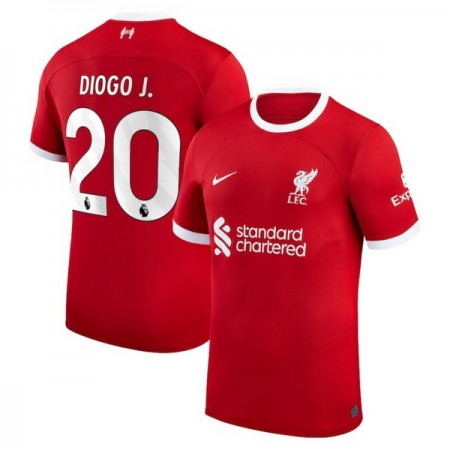 Koszulka Liverpool 2023-24 Diogo J 20 Domowe Koszulki Piłkarskie Krótki Rękaw